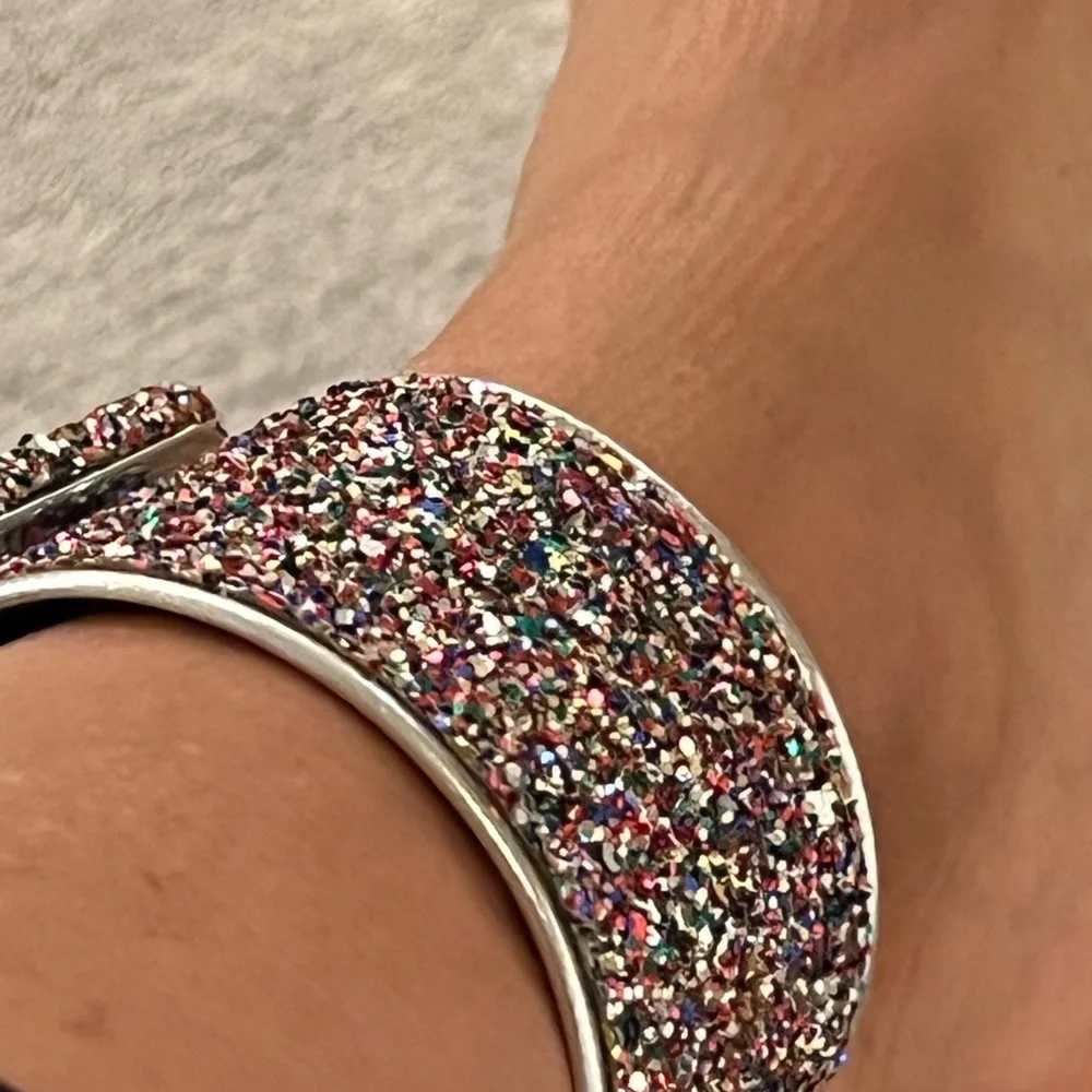 The Attico ankle / braclet straps glitter - Picture 5 of 7